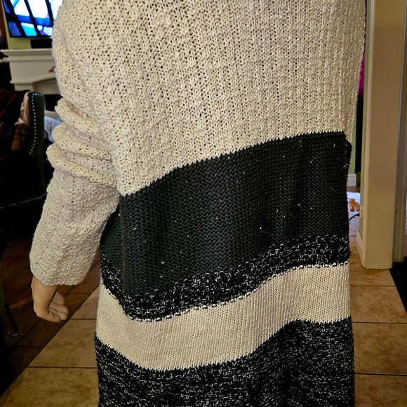 Women's Maxi Length (50inch) Venus Sweater w/Fringe Bottom. Spring Fall&Winter - Picture 8 of 15